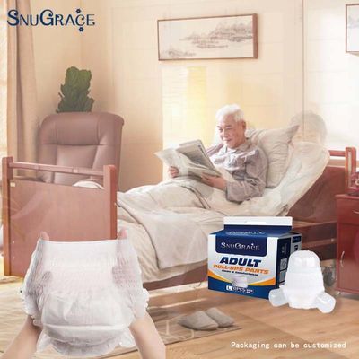 Des échantillons gratuits SnuGrace couche pour adultes pull up pantalon pour les personnes âgées hôpital ultra épais