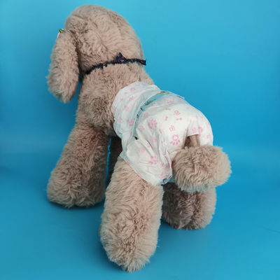 Couche de couche douce non tissée pour chiennes jetable et confortable