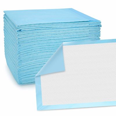 60x90 Underpad hospitalier avec absorbance de pulpe de fluff et design doux et respirant