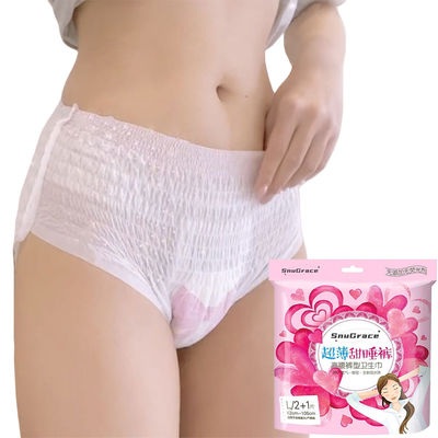 Des sous-vêtements jetables pour femmes, des pantalons menstruels, des serviettes hygiéniques, des serviettes de nuit.