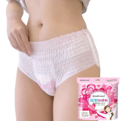 Maxi/Super sous-vêtements de menstruation avec un matériau doux en coton et une conception anti-fuite