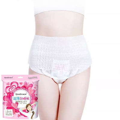 Pantalons menstruels jetables pour femmes, respirants et organiques