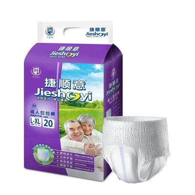 Adultes doux, respirant, absorbant, jetable, incontinence, en pantalon, en pantalon