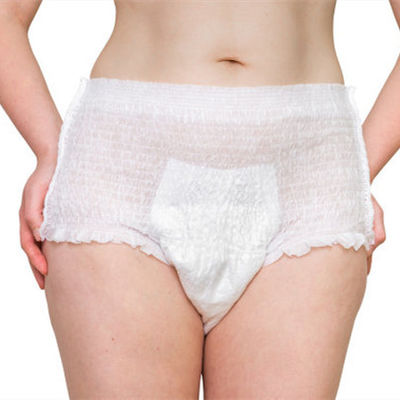 Pantalon d'incontinence pour adultes jetable et anti-fuite avec canal de prévention des fuites 3D