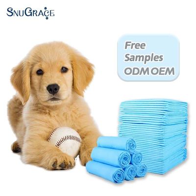 Des coussins d'urine bleus jetables pour animaux de compagnie 60x90 avec une grande absorption et un certificat ISO CE