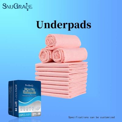 Pâte à papier SAP Tissue non tissé PE Pet Toilette Changement Pads Client préféré