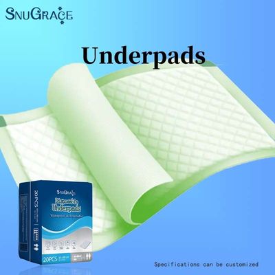 Pâte à papier SAP Tissue non tissé PE Pet Toilette Changement Pads Client préféré
