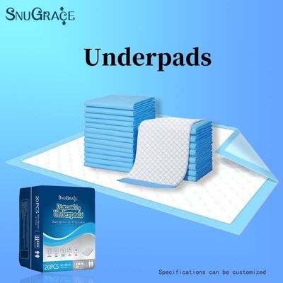 Pâte à papier SAP Tissue non tissé PE Pet Toilette Changement Pads Client préféré