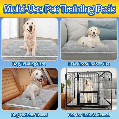 Mat de pisse pour chiens certifié ISO bleu SnuGrace Mat d'entraînement pour animaux de compagnie absorbant rapidement et durable