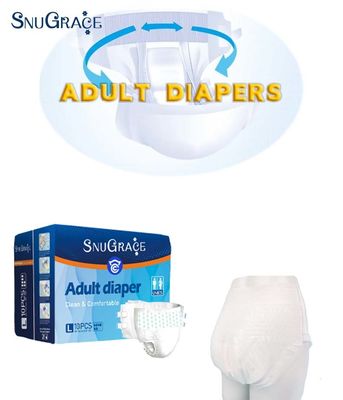Exclusif à l' achat SnuGrace Pantalon en pull-up pour adultes jetable et doux respirable