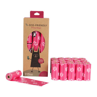 Distributeur de sacs de déchets pour chiens biodégradable et compostable avec logo imprimé