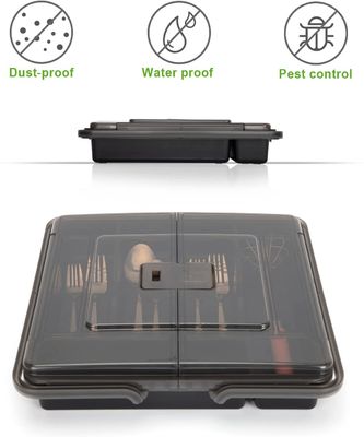 Optimisez votre tiroir de cuisine avec un plateau de vaisselle et un porte-disque portable