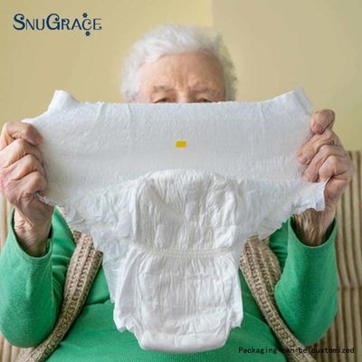 80g-190g SnuGrace couche à usage unique pour adultes avec écran d' urine et pantalon anti-odeur