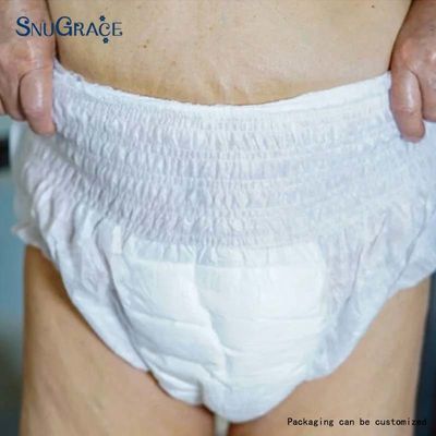80g-190g SnuGrace couche à usage unique pour adultes avec écran d' urine et pantalon anti-odeur