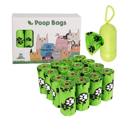 Sac de caca pour chiens biodégradable Taille personnalisée acceptée pour les sacs de déchets pour chiens