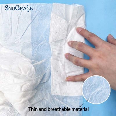 Couches jetables pour adultes fournisseurs de couches Pulpe de poussière et absorbance 800ml-6000ml