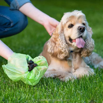 Couleur personnalisée garantie contre les fuites et extra épais sacs à ordures Remplissez les rouleaux pour chiens parfumé de lavande