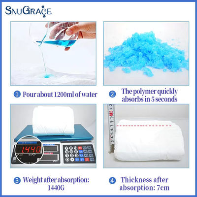 SnuGrace Adult Disposable Diaper Grosseur Hypoallergénique 3D Canal de prévention des fuites