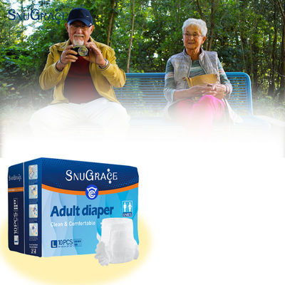 Des couches médicales pour adultes SnuGrace confortables et non toxiques avec membrane inférieure en PE