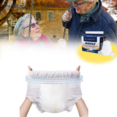 Couches à usage unique pour adultes imprimées unisexes avec un matériau extra épais et super absorbant