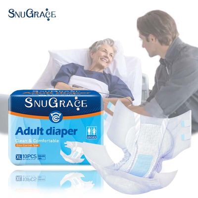 SNUGRACE Diaper adulte offre des échantillons gratuits pour une absorption rapide et 75g-150g de pulpe de fluff
