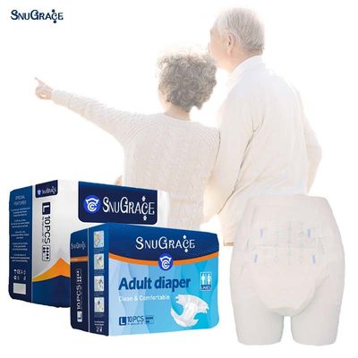 Couche à usage unique pour adultes épaissie Unisexe SnuGrace Grosseur avec SAP personnalisable