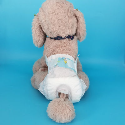 Couche bleue pour chiens pour animaux de compagnie 3D