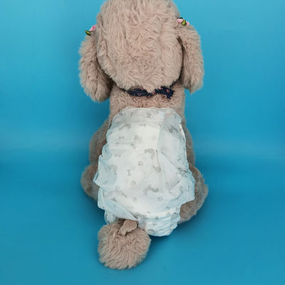 Couche bleue pour chiens pour animaux de compagnie 3D