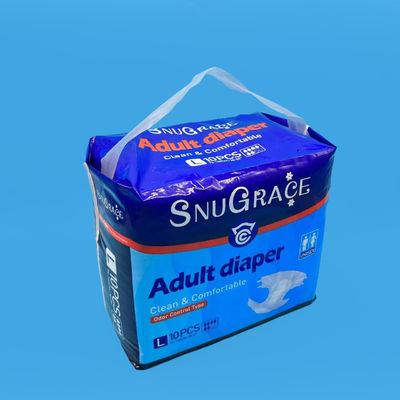 Hôpital haut absorbant en papier couches d'adultes avec feuille de haut frabique Nowoven doux