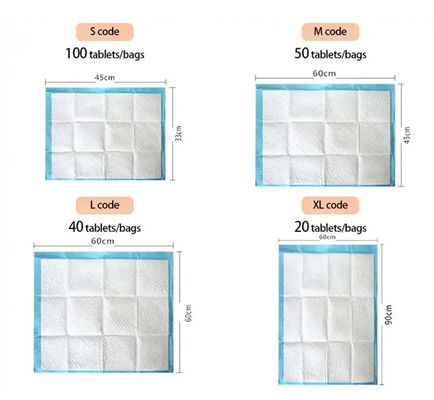 Modèle gratuit de base 6Ply Des coussins jetables super absorbants pour les adultes