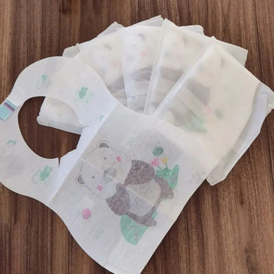 Bibs jetables pour nourrir les bébés de couleur personnalisée pour des repas confortables et propres