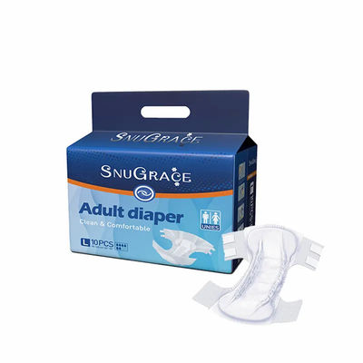 Couche pour adultes à usage unique douce avec une absorption élevée et une protection contre les fuites dans des couleurs personnalisées
