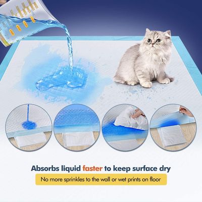Entraînement à usage unique pour animaux de compagnie et coussinet pour chiots à haute absorption d'eau