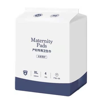 Nette de maternité à usage unique non tissée souple Pad sanitaire de surface pour les jours de forte marée