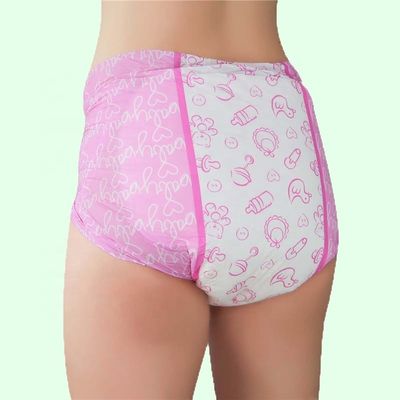 Saine couche jetable pour adultes ABDL Pâte de peluche et dessin animé mignon inclus