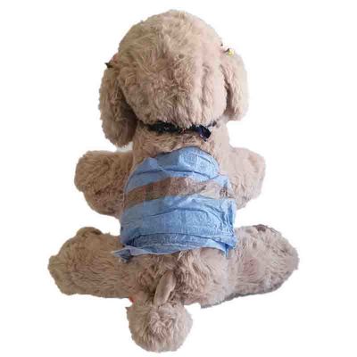 Couche jetable pour animaux de compagnie taille personnalisée Enveloppe à haute absorption pour chiens mâles