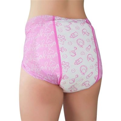 Absorbance élevée 800ml-1500ml ABDL couche adulte personnalisée design mignon avec pulpe de peluche