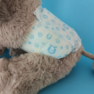 Super absorption personnalisée couche jetable pour chiens mâles et femelles en imprimés mignons