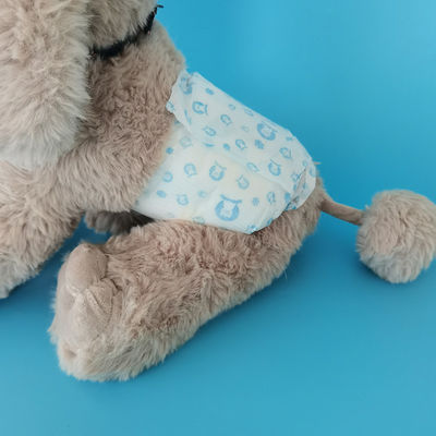 Couleur personnalisée couches jetables pour chiens rubans magiques et absorbance
