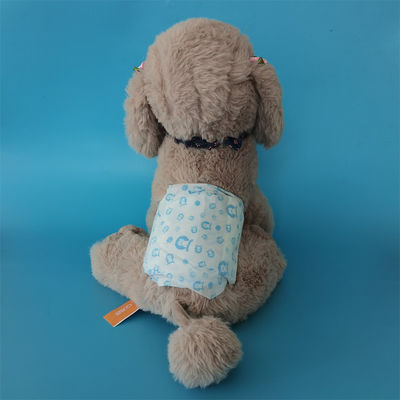 Couleur personnalisée couches jetables pour chiens rubans magiques et absorbance