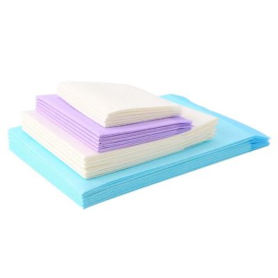 Bleu 5 couches Tissue Paper Core Hygiène Sous le coussin pour le lit à la maison Tapis de lit papier SAP Sous le coussin