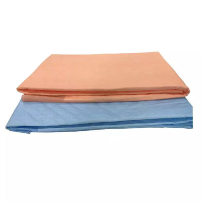 Bleu 5 couches Tissue Paper Core Hygiène Sous le coussin pour le lit à la maison Tapis de lit papier SAP Sous le coussin