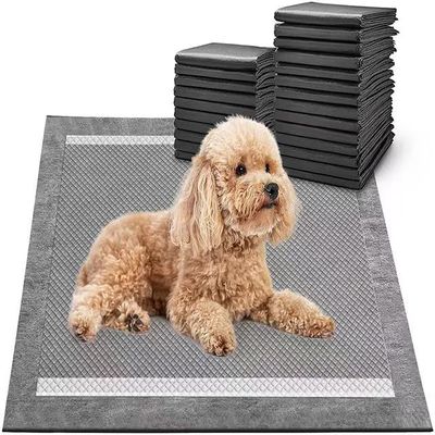 Tissu non tissé en fibre de bambou en charbon de carbone, coussin d'entraînement pour animaux de compagnie 60*90