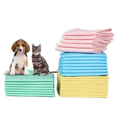 Pad d'entraînement jetable à 5 couches bleu pour petits/moyens/grands chiens Super absorbant