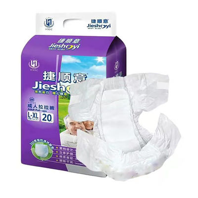 Couche pour adultes jetable anti-fuite pour adultes fabriquée avec un canal de prévention des fuites 3D