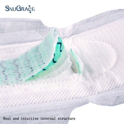 SNUGRACE Design ailé en coton ultra-mince serviettes hygiéniques pour femme acceptable OEM ODM