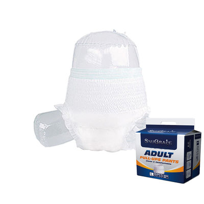 Prévention des fuites en 3D style pantalon de couche pour adultes Pull up Pantalon en tissu pour l'incontinence