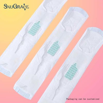 SnuGrace coton doux désodorisant ions négatifs bambou charbon de bois serviette hygiénique pour femmes