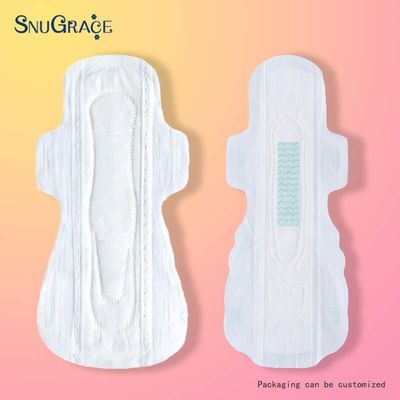 SnuGrace coton doux désodorisant ions négatifs bambou charbon de bois serviette hygiénique pour femmes