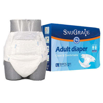 Soins doux couches d'incontinence pour personnes âgées en coton biologique et conception de surface sèche